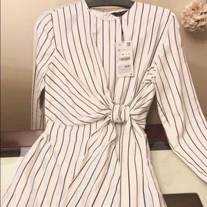 White zara top